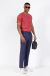 Camiseta básica em algodão vermelho - comprar online