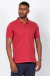 Polo crepada vermelho - loja online