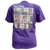 Remera brooklyn violeta doble estampado