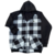 Campera polar y piel blanco/negro (T. 8) - comprar online