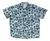Camisa celeste flor gris - comprar online