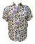 Camisa celeste flor gris