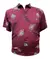 Camisa bordó serpientes y flores