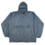 Campera rompeviento capucha gris (T. 6, 7 y 8)