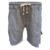 Bermudas cargo algodón gris melange