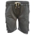 Bermudas cargo algodón gris topo