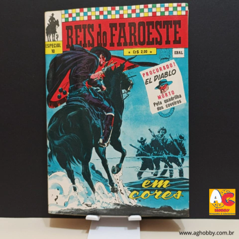 Reis do Faroeste N° 10 - 1ª Série / Especial em Cores - EBAL (1973) - comprar online