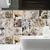 Mosaico Black Flower 30x30 - comprar online