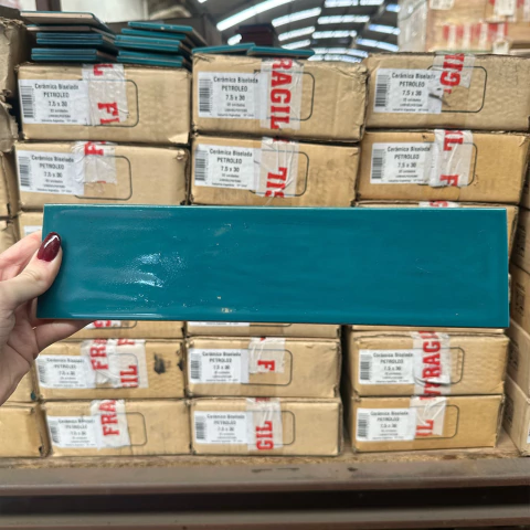 Flow Peacock Green 7,7x30,5 - 4 cajas - comprar online