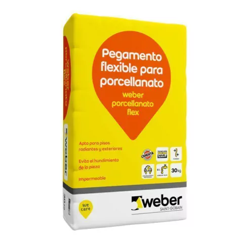 Weber Pegamento Porcelanato FLEX 25Kg