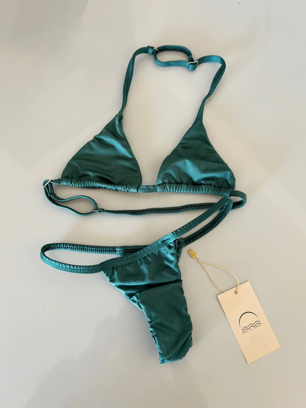 Biquíni Fita Verde Oliva | fio dental