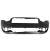 Parachoque Dianteiro Fiat Strada Trekking 2009/2013 Preto Liso Com Furo - comprar online