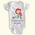 Body Bebê Personalizado - "Sereiazinha da Titia" - Poliéster + Elastano 