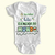 Body Bebê Personalizado - A Minha Babá é a Melhor do Mundo - Poliéster + Elastano 
