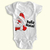 Body Bebê Personalizado - Feliz Natal - Poliéster + Elastano