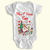 Body Bebê Personalizado - Meu 1º Natal - Poliéster + Elastano #01