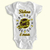 Body Bebê Personalizado - Sonho da Mamãe - Poliéster + Elastano 