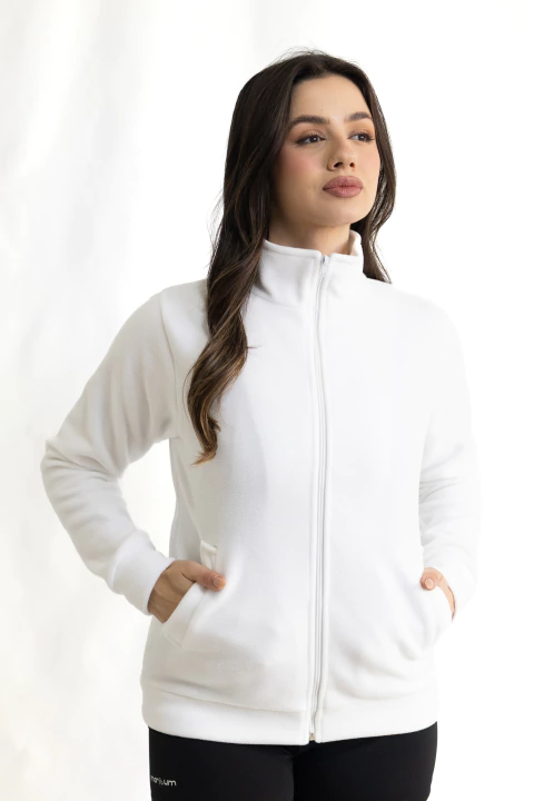 Jaqueta de soft branca
