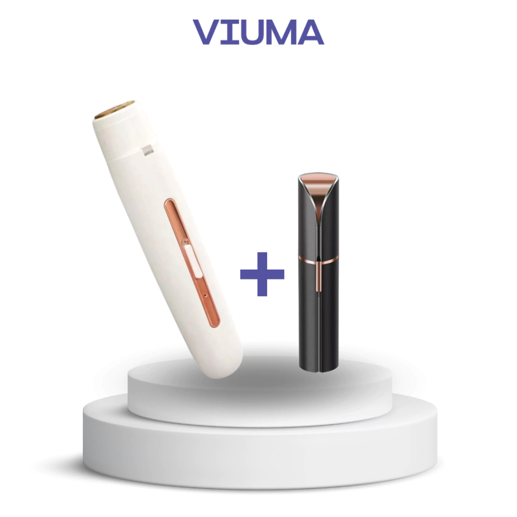 Combo Depilación : Corporal Viuma Touch y Depilador Facial Viuma Trimmer