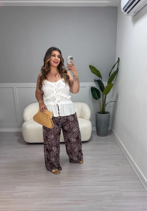 CALÇA PASLEY BORDO