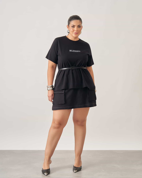 TSHIRT BLESSED PRETA - comprar online