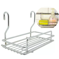 PORTA ESPONJA Y DETERGENTE PARA BARRAL CROMADO - comprar online