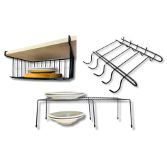 KIT EXTENSIBLE, PORTA TAZAS Y COLGANTE NEGRO - comprar online