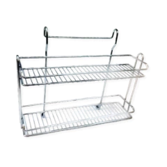 ESPECIERO DOBLE COLGANTE CROMADO