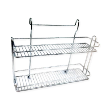 ESPECIERO DOBLE COLGANTE CROMADO