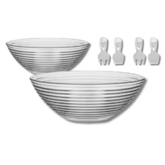 SET 2 ENSALADERAS CON PINZAS