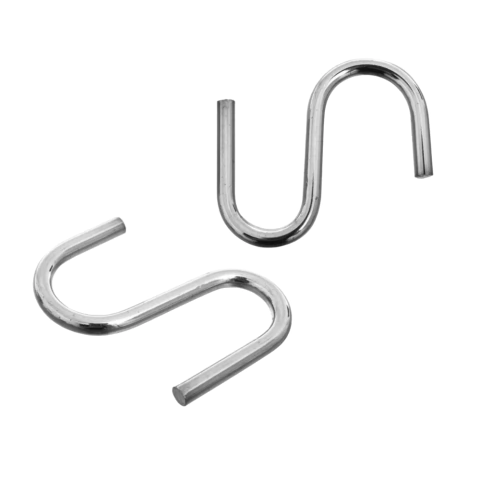 GANCHO PARA BARRAL CROMADO X2U.