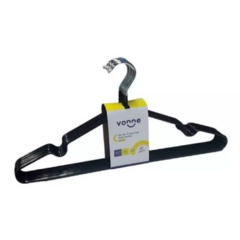PERCHA ENGOMADA NEGRA X10U. - comprar online