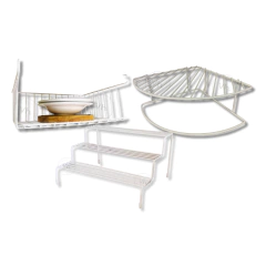 KIT ALACENA ESQUINERO, ESCALONADO Y COLGANTE BLANCO - comprar online