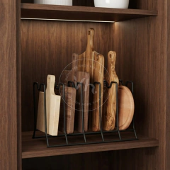 ORGANIZADOR DE TAPAS Y TABLAS NEGRO - comprar online