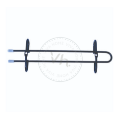 PORTA COPAS RECTO 30 CM NEGRO X2U. - comprar online