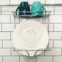 BARRAL 60 CM, SECAPLATOS, CUBIERTERO, GANCHOS CROMADO en internet