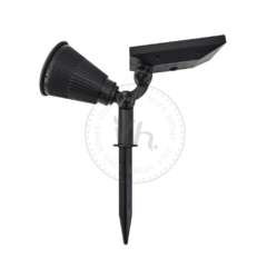 REFLECTOR ESTACA SOLAR LED LUZ FRIA X2U.