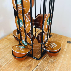 PORTA CÁPSULAS CAFE NESPRESSO Y DOLCE GUSTO NEGRO en internet