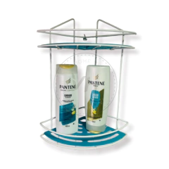 ESQUINERO 2 ESTANTES REFORZADO TURQUESA - comprar online