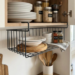 ESTANTE COLGANTE GRANDE NEGRO X2U. - Viva Home