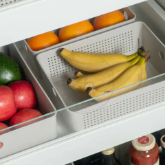 ORGANIZADOR CON TAPA 12 L BEIGE - tienda online