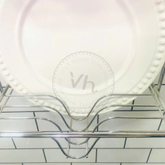 BARRAL 60 CM, SECAPLATOS, CUBIERTERO, GANCHOS CROMADO - Viva Home