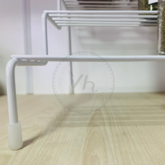 ESTANTE ESCALONADO PARA FRASCOS BLANCO X2U. - tienda online