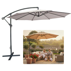 SOMBRILLA LATERAL 3 M NATURAL - comprar online