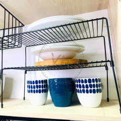 ESTANTE APILABLE NEGRO X2U. - Viva Home