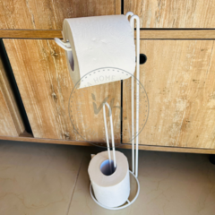 PORTA 4 ROLLOS REFORZADO BLANCO - Viva Home