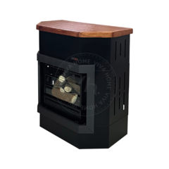 HOGAR KAMIN FRONTAL Y FOGON C/ VIDRIO 7000 CAL - tienda online