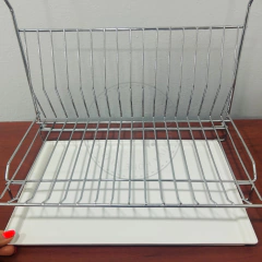 BARRAL 120 CM SECAPLATOS, CUBIERTERO, 8 GANCHOS CROMADO - tienda online