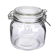 FRASCO VIDRIO CLIP METALICO 800 ML - tienda online