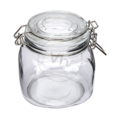 Imagen de FRASCO VIDRIO CLIP METALICO 800 ML